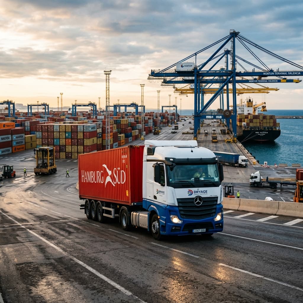 ¿Cuánto gana un conductor de transporte portuario y contenedores en 2026?