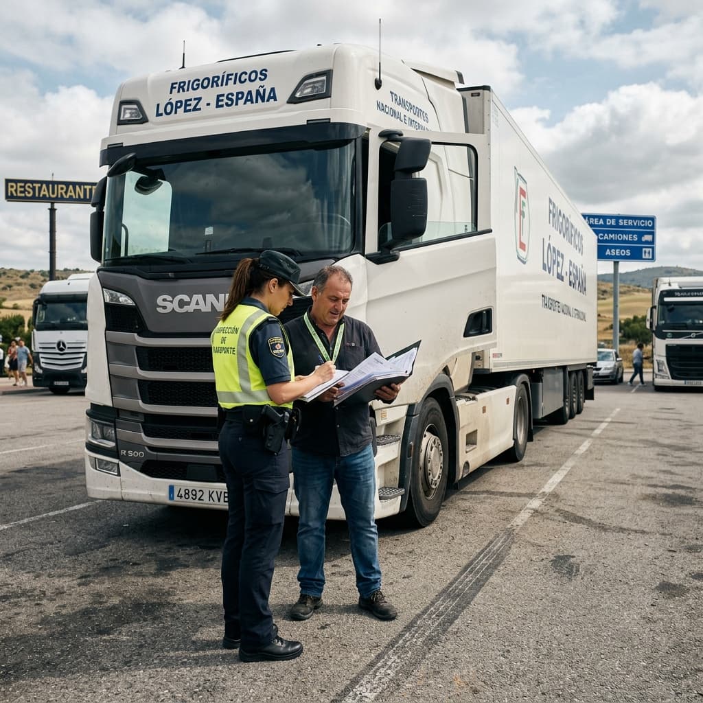 Inspecciones de Transporte en Carretera 2026: Documentación y Datos del Tacógrafo