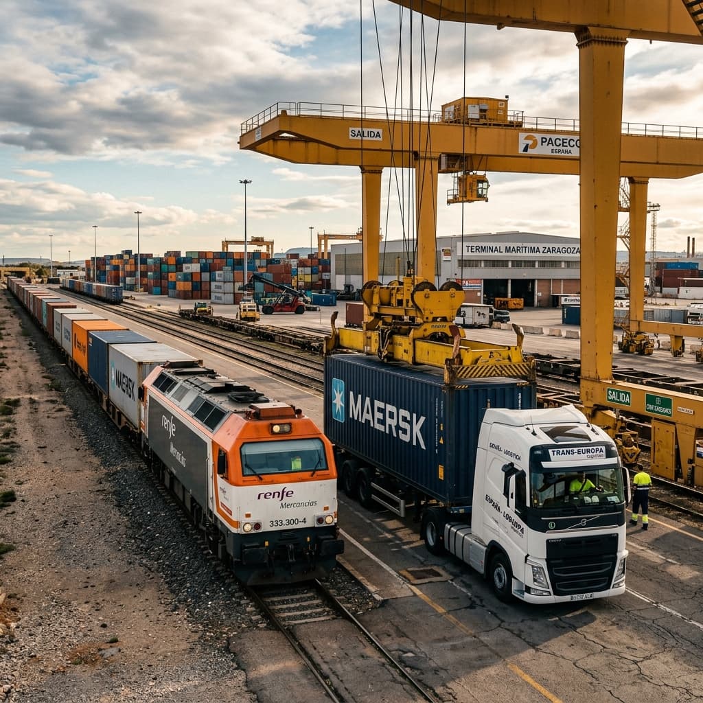¿Cuánto gana un conductor de transporte intermodal (ferrocarril y carretera) en 2026?